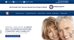 Desktop Screenshot of americandentalwellness.com